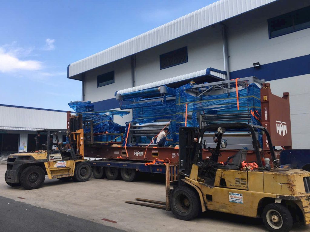 Quy trình nhập khẩu dây chuyền đồng bộ tháo rời