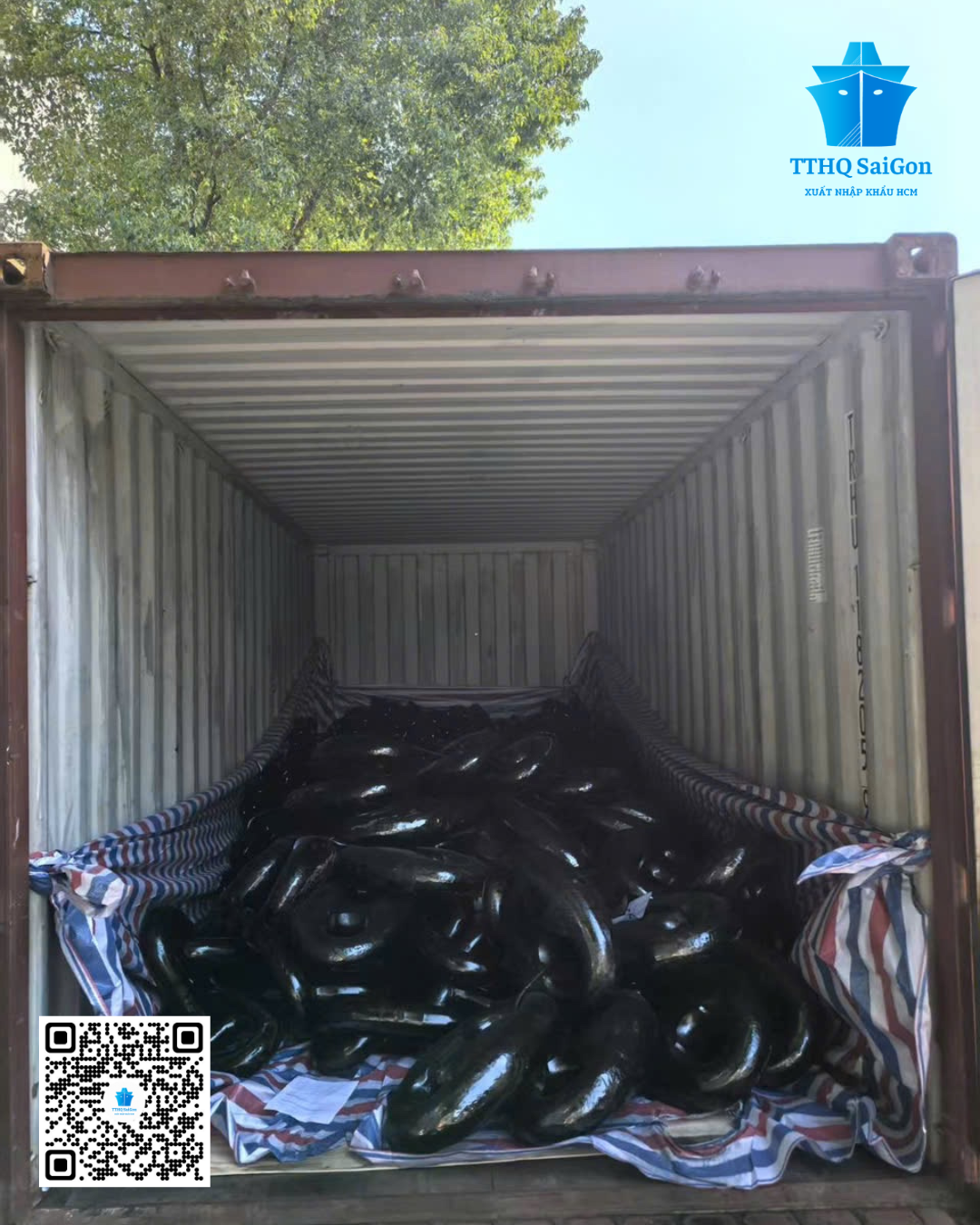 Thủ tục nhập khẩu xích neo tàu