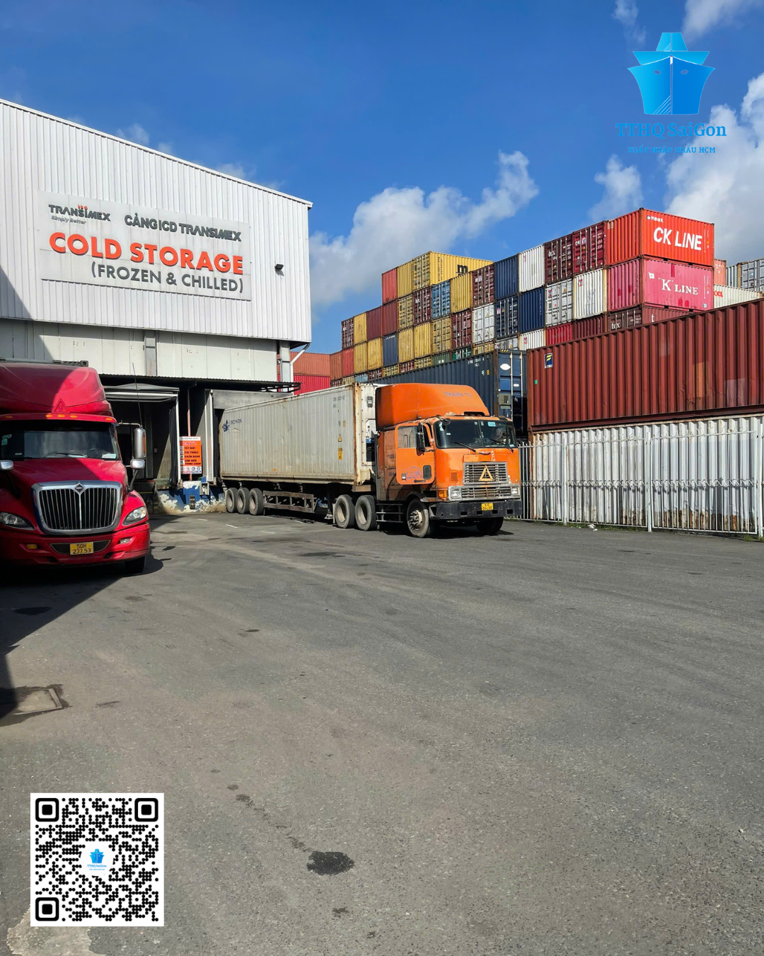 Vận chuyển container lạnh